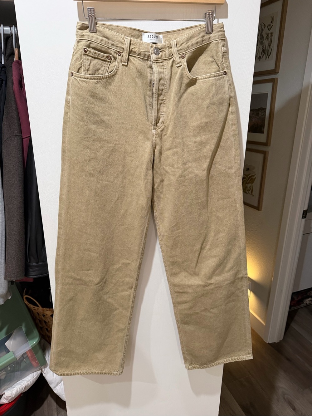 Agolde low slung baggy